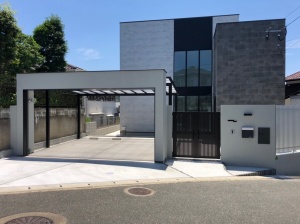 ギャラリー　新築外構施工例